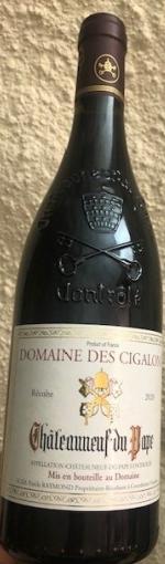 Chateauneuf du Pape Domaine des Cigalons 2020